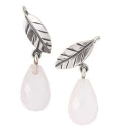 Trollbeads Blätter der Liebe Ohrstecker mit Rosenquarz TAGEA-00121 Trollbeads Blätter der Liebe Ohrstecker mit Rosenquarz TAGEA-00121