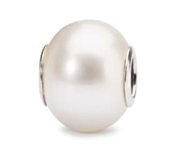 Zeige Details für Trollbeads Weiße Perle TAGBE-00085 Bild von Trollbeads Weiße Perle TAGBE-00085