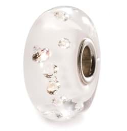 Trollbeads Diamanten Bead Weiß TGLBE-00069 Bild von Diamanten Bead, weiss  TGLBE-00069