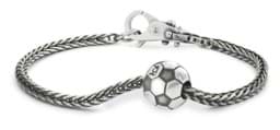 Zeige Details für Fußball Fieber Armband, Silber Bild von Fußball Fieber Armband, Silber