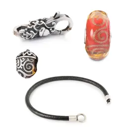 Zeige Details für Königin des Waldes Armband - Leder Bild von Königin des Waldes Armband - Leder