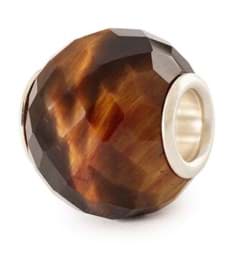 Trollbeads Facettiertes Rundes Gelbes Tigerauge TSTBE-00041 Bild von Facettiertes Rundes Gelbes Tigerauge TSTBE-00041