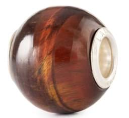 Trollbeads Rundes Rotes Tigerauge TSTBE-00044 Trollbeads lühender Garten TAGBE-00314