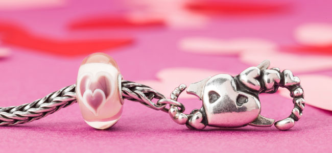 Bild von Trollbeads Valentins Liebe ist... Armband