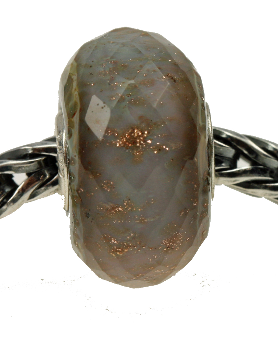 Bild von Troll Agate 253 TROLLBEADS  DAY 2022 Original Abbildung TGLBE-30086 "mit Einkaufwagen Chip am Schlüsselanhänger"