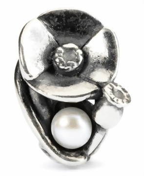 Bild von Trollbeads Mohnblume August  TAGBE-00034   