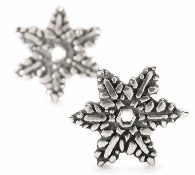 Bild von Trollbeads Ohrring  Beads Schneeblume  TAGEA-20010 
