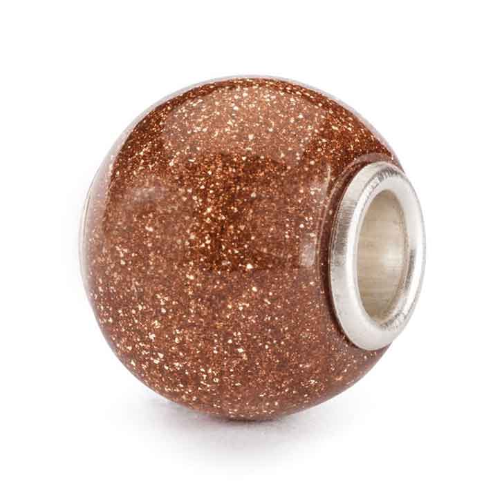 Runder brauner Goldstein  TGLBE-20396