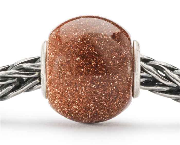 Bild von Runder brauner Goldstein  TGLBE-20396