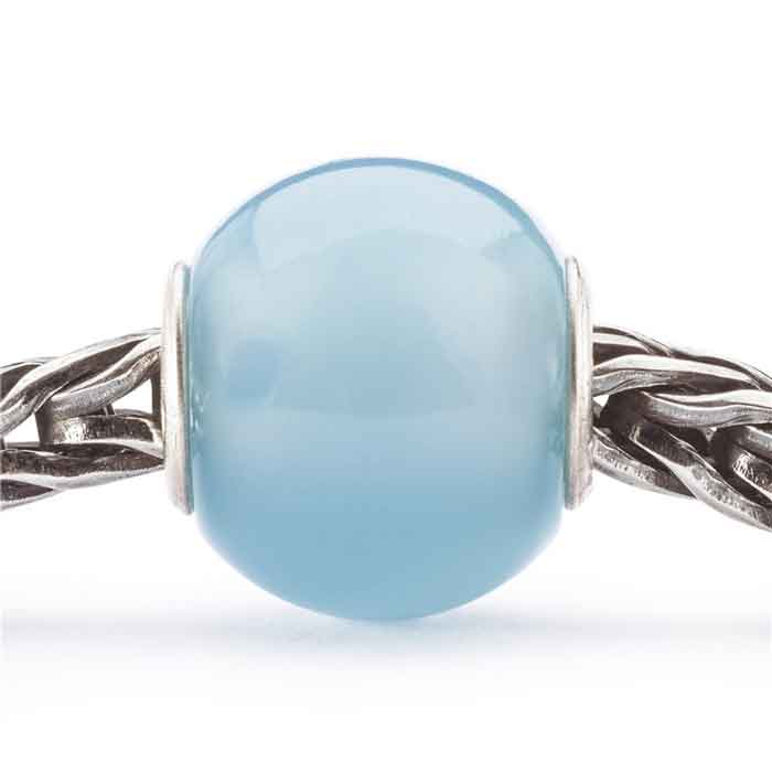 Bild von Runder hellblauer Achat TSTBE-00037
