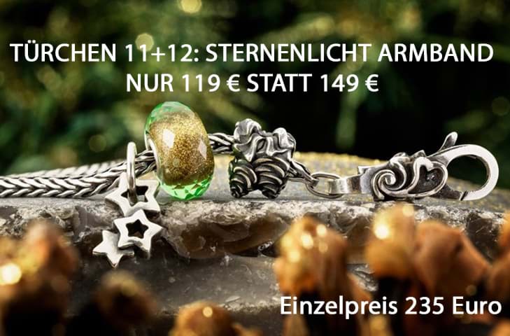 Bild von Sternenlicht Designerarmband TÜRCHEN 11+12: STERNENLICHT ARMBAND NUR 119 €  