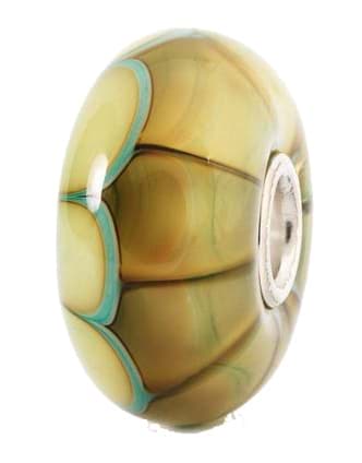 Bild von Glasbead, Kürbis - aqua TGLBE-10166