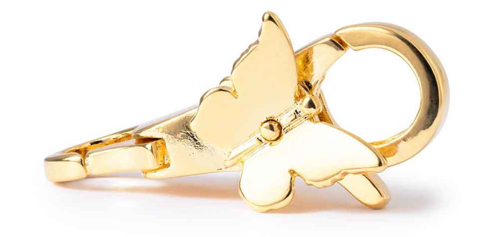 Flügelschlag Verschluss, 18k vergoldet TGPLO-00003