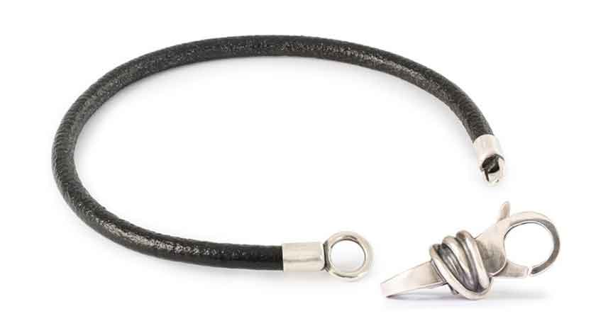 Glücksknoten Jubiläums Leder Armband 