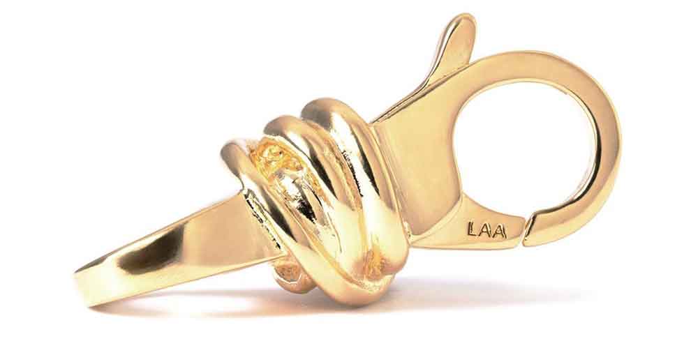 Glücksknoten Verschluss 18k vergoldet TGPLO-00001