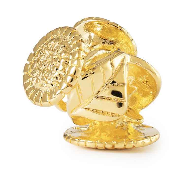 Sonnenblume, 18k vergoldet TGPBE-60001