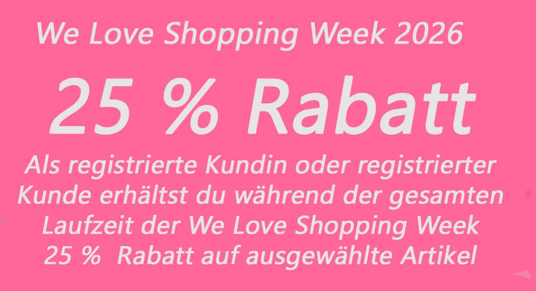 25 %  Rabatt für registrierte Kunden