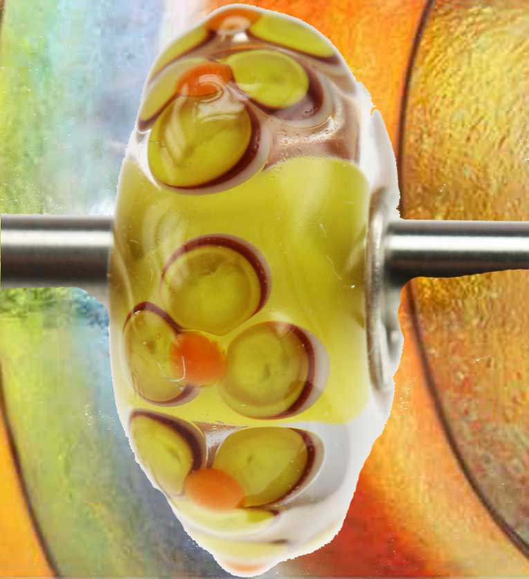 Unique Glasbead 866 (Original Bild)