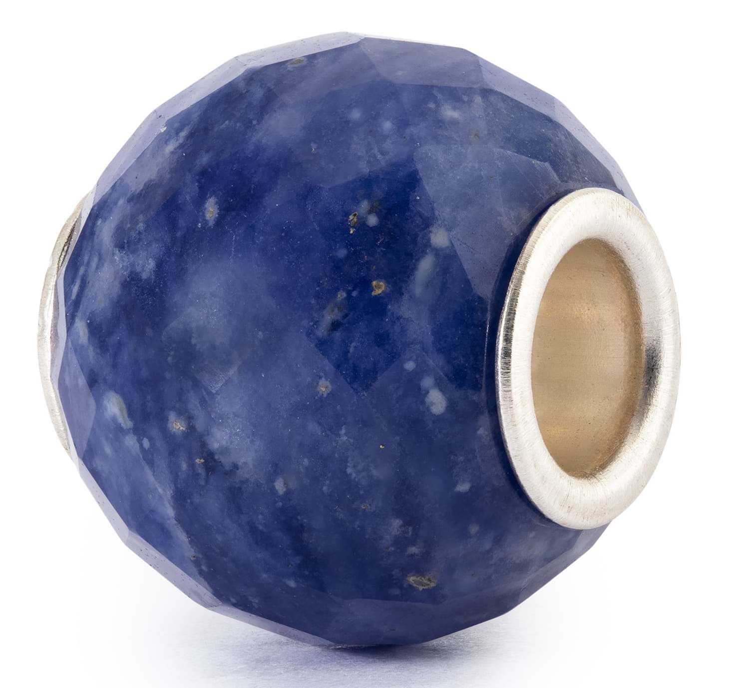 Trollbeads Runder Blauer Sodalith, facettiert | TSTBE-00052