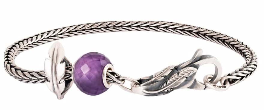 Phönixfeder Armband (Silber Verschluss)