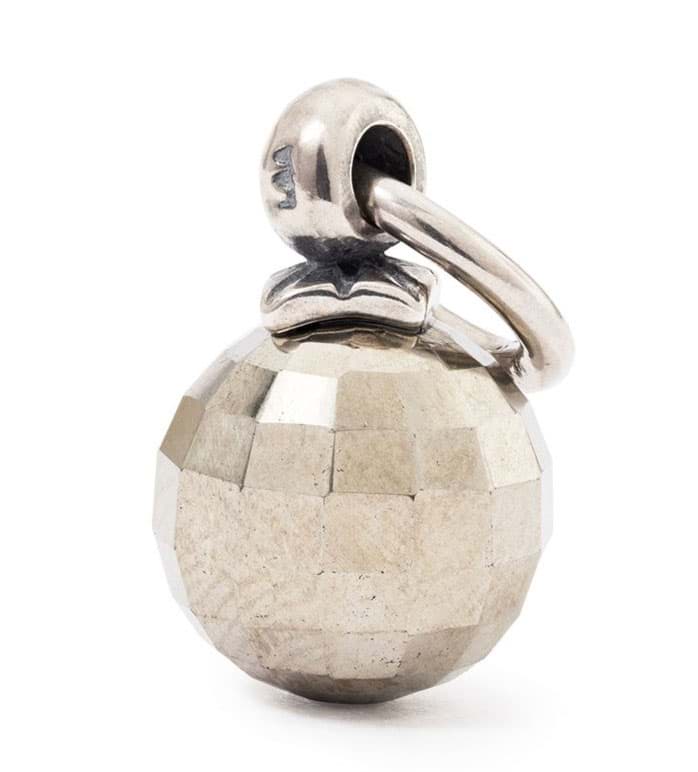 Trollbeads Pyrit Anhänger TAGBE-00326 | Winter 2026