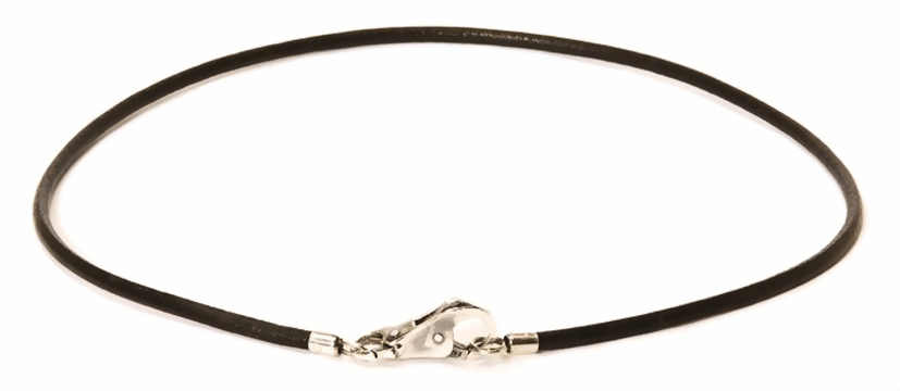 Bild von Leder Halskette Schwarz TLENE-00003  -4
