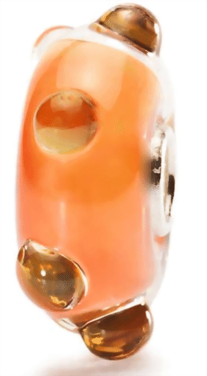 Bild von Trollbeads  Korallenfarbiger Opal TGLBE-10155  / 61467  Retired  