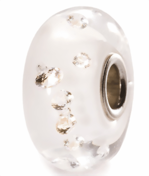 Bild von Trollbeads  Diamanten Bead, weiss  TGLBE-00069  