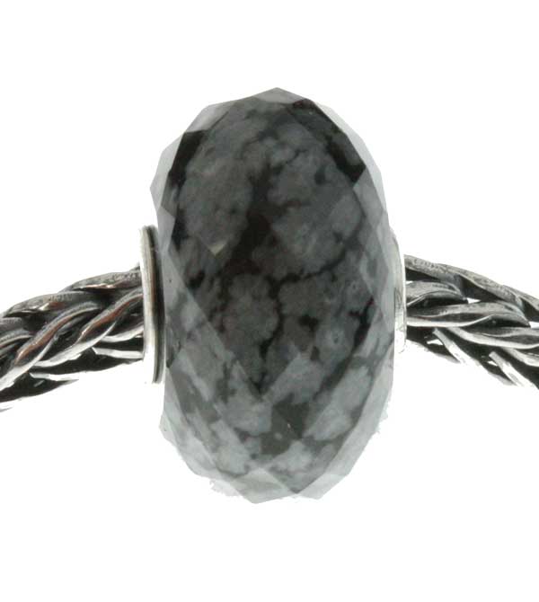 Bild von Limitierter Facettierter Schneeflocken Obsidian Nr. 54 - Black Friday Bead 2018 